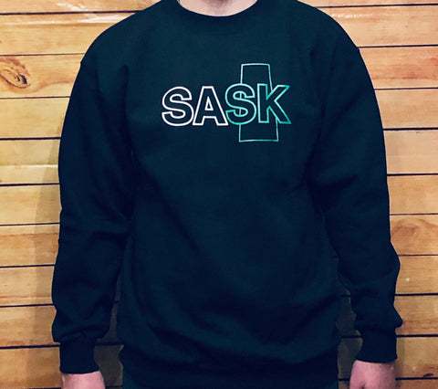 Black SASK Crewneck Sweatshirt