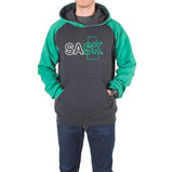 Green and Grey SASK Bunny Hug
